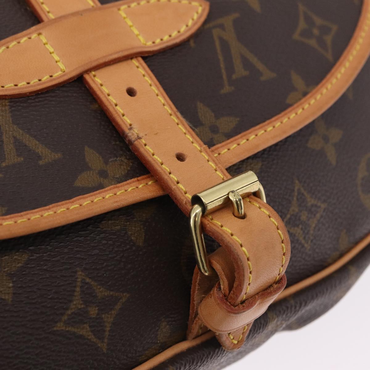 LOUIS VUITTON Monogram Saumur 30 Shoulder Bag M42256 LV Auth 204593A