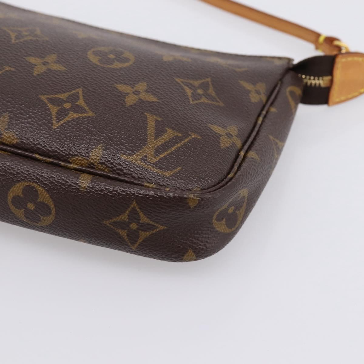 LOUIS VUITTON Monogram Pochette Accessoires Pouch M51980 LV Auth 204599A