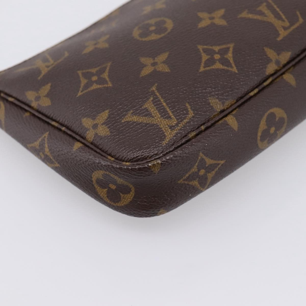 LOUIS VUITTON Monogram Pochette Accessoires Pouch M51980 LV Auth 204599A