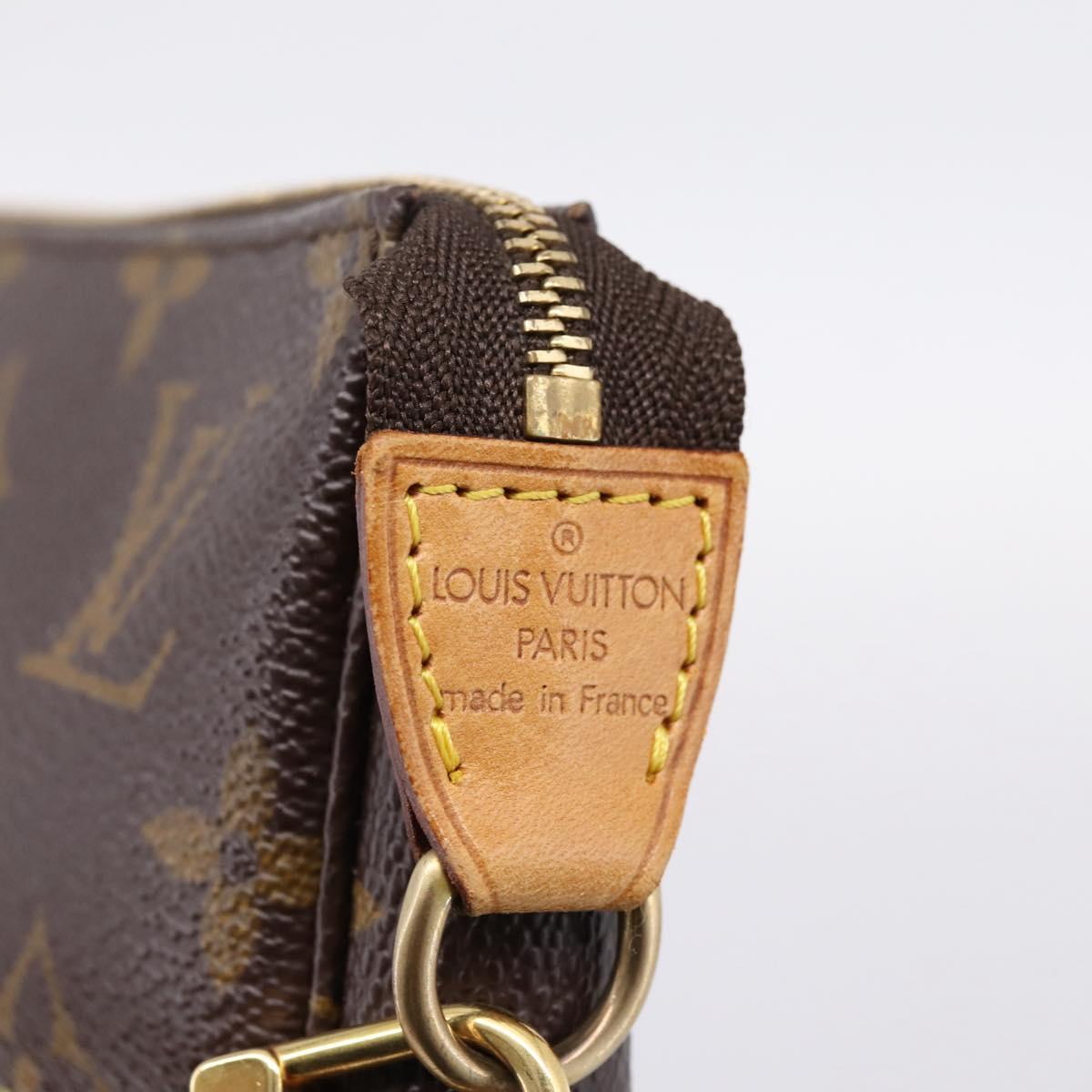 LOUIS VUITTON Monogram Pochette Accessoires Pouch M51980 LV Auth 204599A