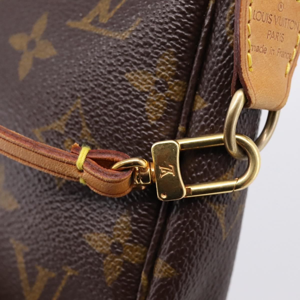 LOUIS VUITTON Monogram Pochette Accessoires Pouch M51980 LV Auth 204599A