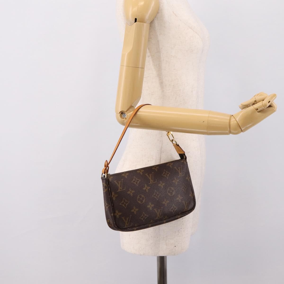 LOUIS VUITTON Monogram Pochette Accessoires Pouch M51980 LV Auth 204599A