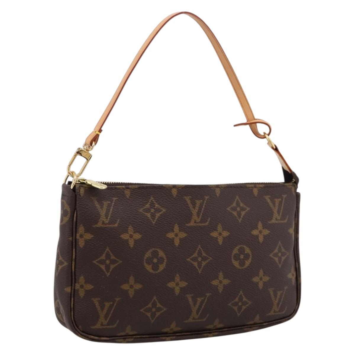 LOUIS VUITTON Monogram Pochette Accessoires Pouch M51980 LV Auth 204601V