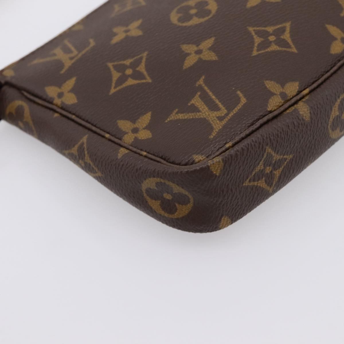 LOUIS VUITTON Monogram Pochette Accessoires Pouch M51980 LV Auth 204601V