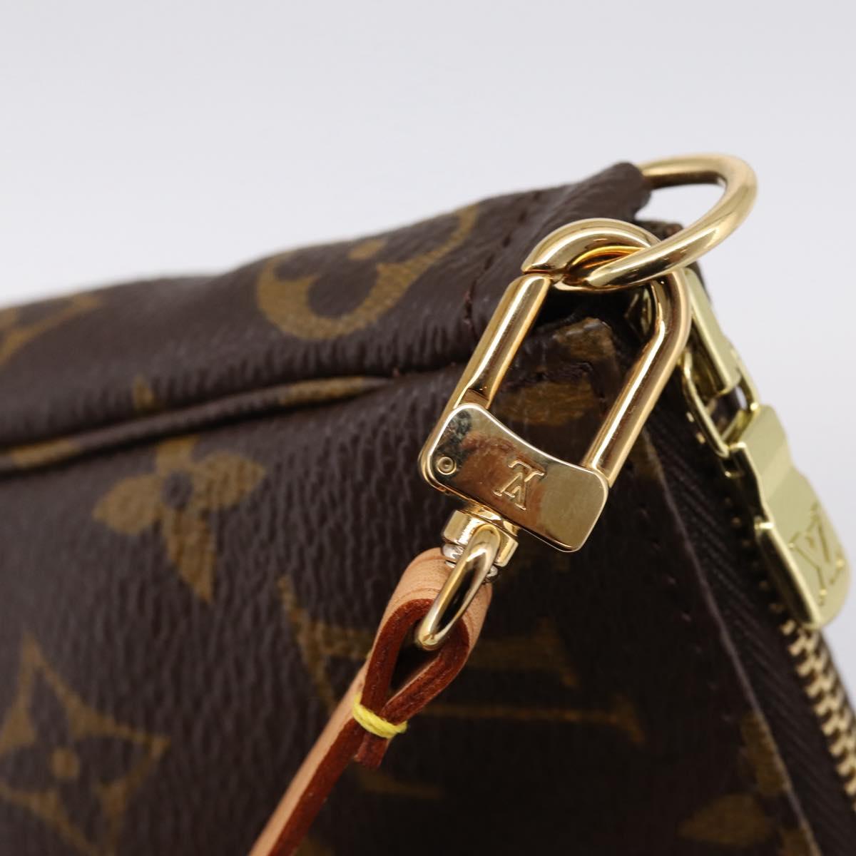 LOUIS VUITTON Monogram Pochette Accessoires Pouch M51980 LV Auth 204601V