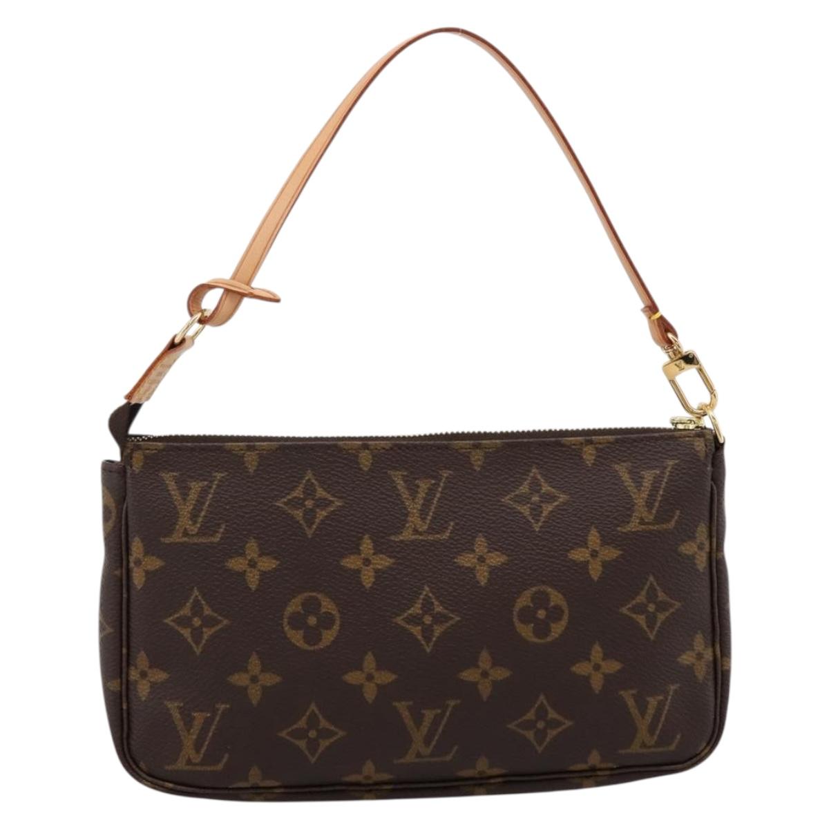 LOUIS VUITTON Monogram Pochette Accessoires Pouch M51980 LV Auth 204601V