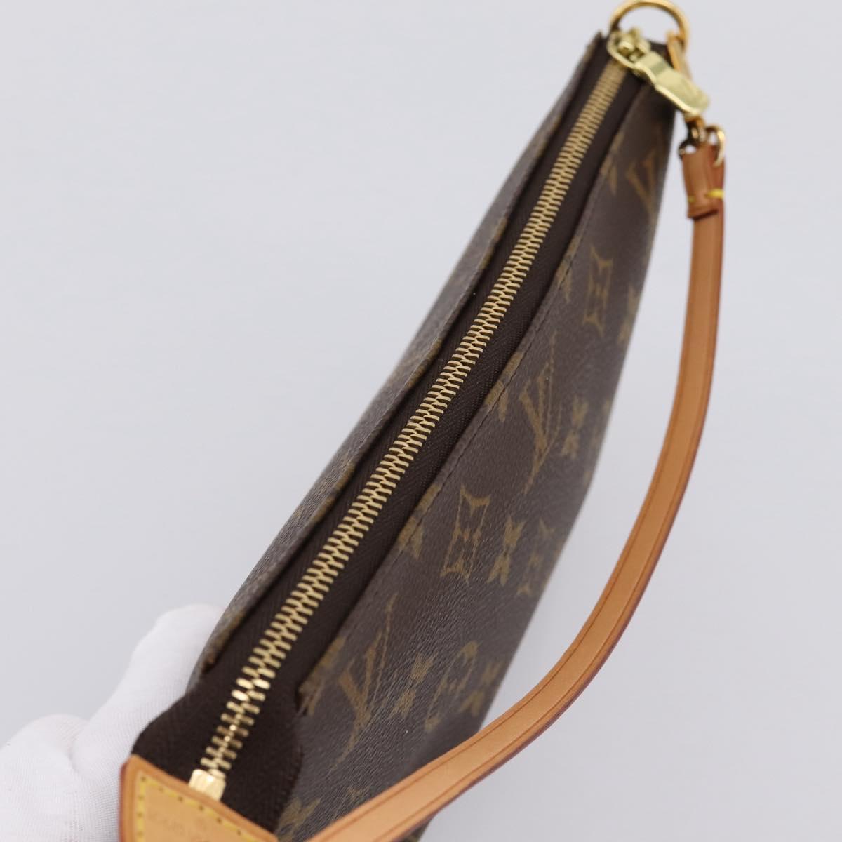 LOUIS VUITTON Monogram Pochette Accessoires Pouch M51980 LV Auth 204601V