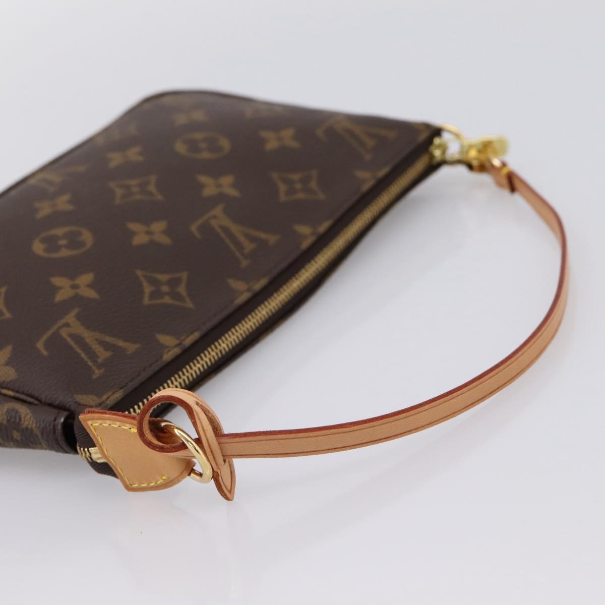 LOUIS VUITTON Monogram Pochette Accessoires Pouch M51980 LV Auth 204601V