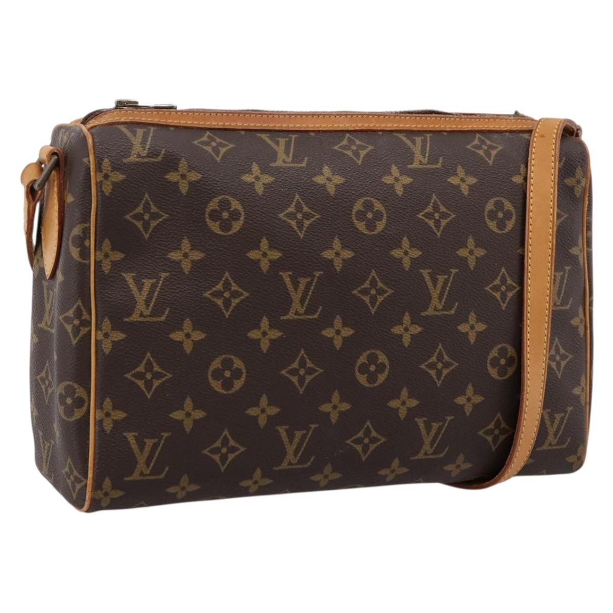 LOUIS VUITTON Monogram Tulle Lee Shoulder Bag M51348 LV Auth 204608