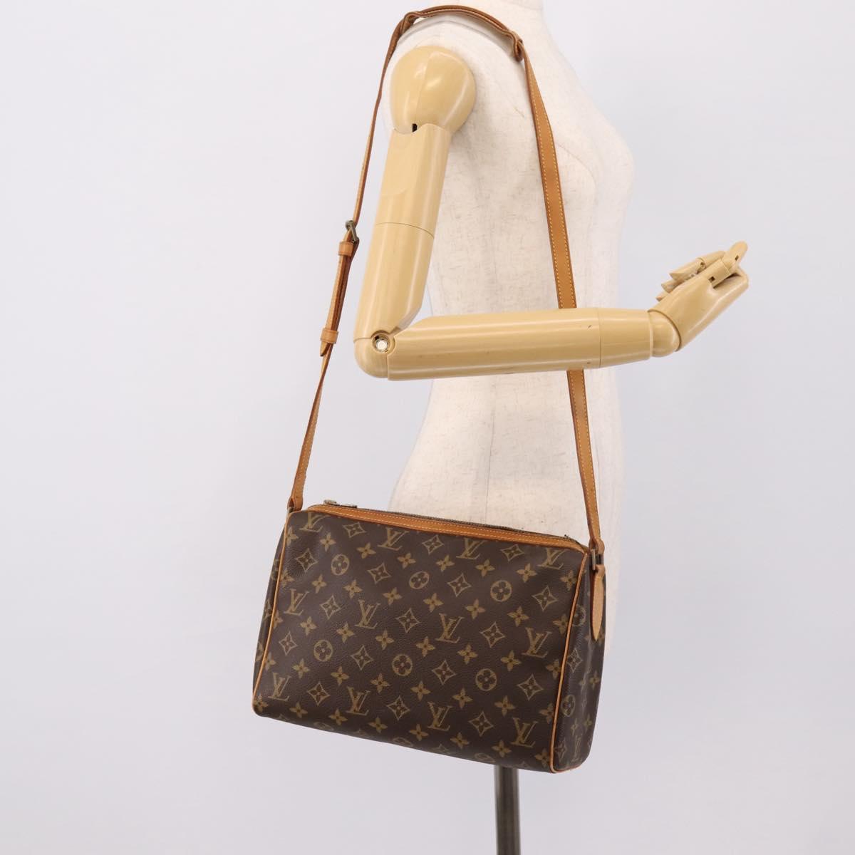 LOUIS VUITTON Monogram Tulle Lee Shoulder Bag M51348 LV Auth 204608