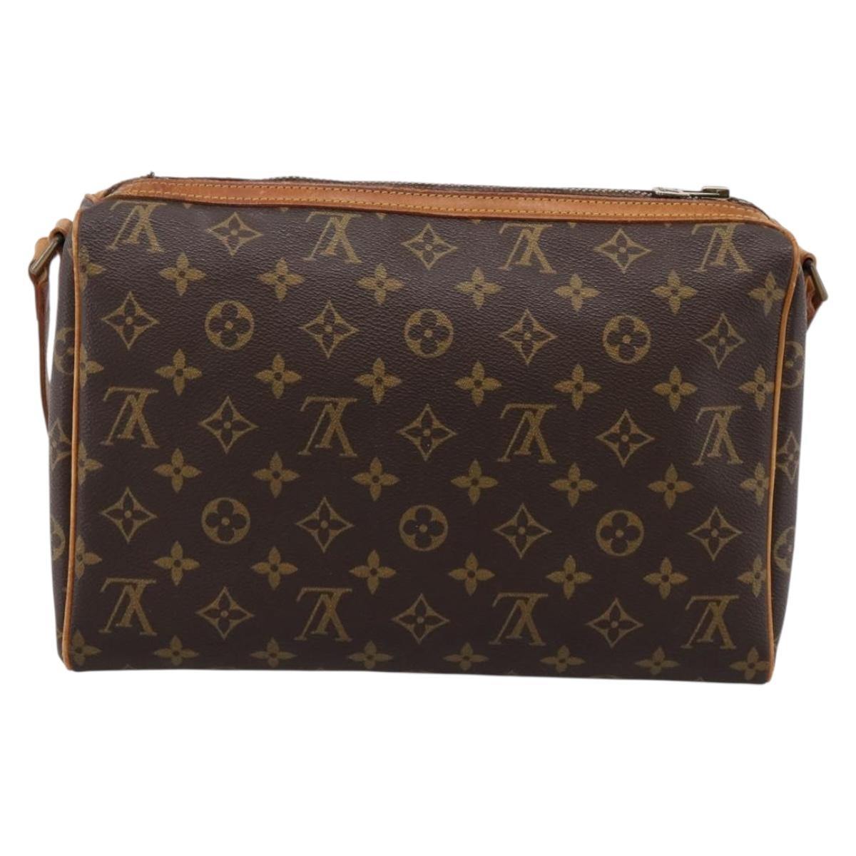 LOUIS VUITTON Monogram Tulle Lee Shoulder Bag M51348 LV Auth 204608