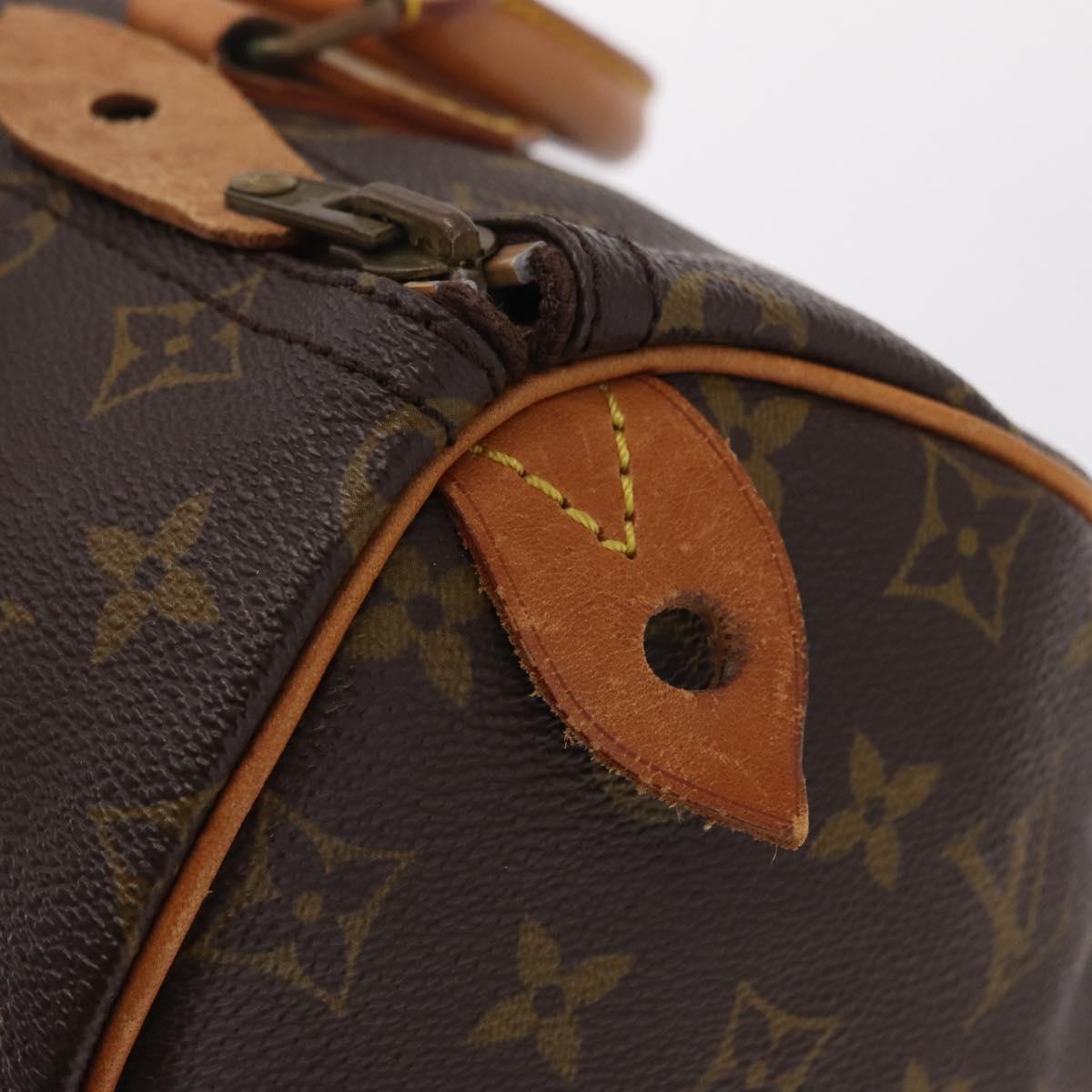 LOUIS VUITTON Monogram Speedy 30 Hand Bag M41526 LV Auth 204611V
