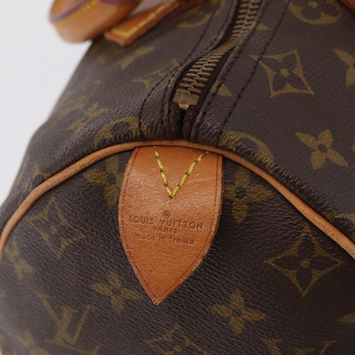 LOUIS VUITTON Monogram Speedy 30 Hand Bag M41526 LV Auth 204611V