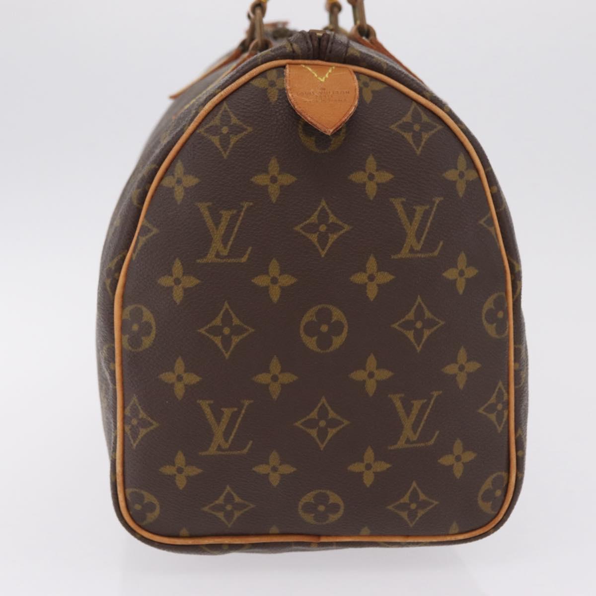 LOUIS VUITTON Monogram Speedy 30 Hand Bag M41526 LV Auth 204611V