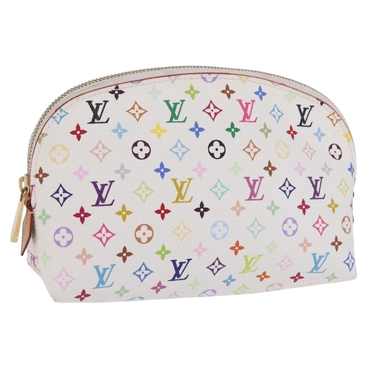 LOUIS VUITTON Monogram Multicolor Pochette Cosmetic Pouch M47354 LV Auth 204614V