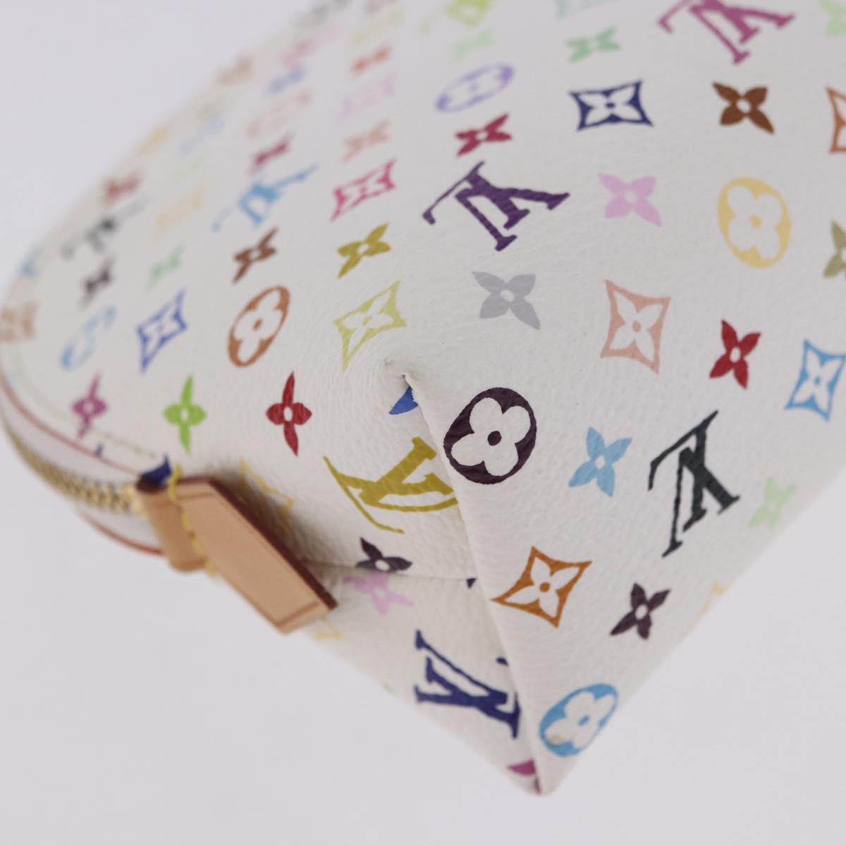 LOUIS VUITTON Monogram Multicolor Pochette Cosmetic Pouch M47354 LV Auth 204614V