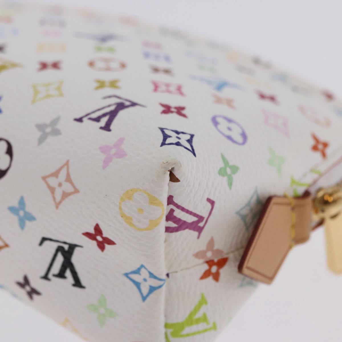 LOUIS VUITTON Monogram Multicolor Pochette Cosmetic Pouch M47354 LV Auth 204614V