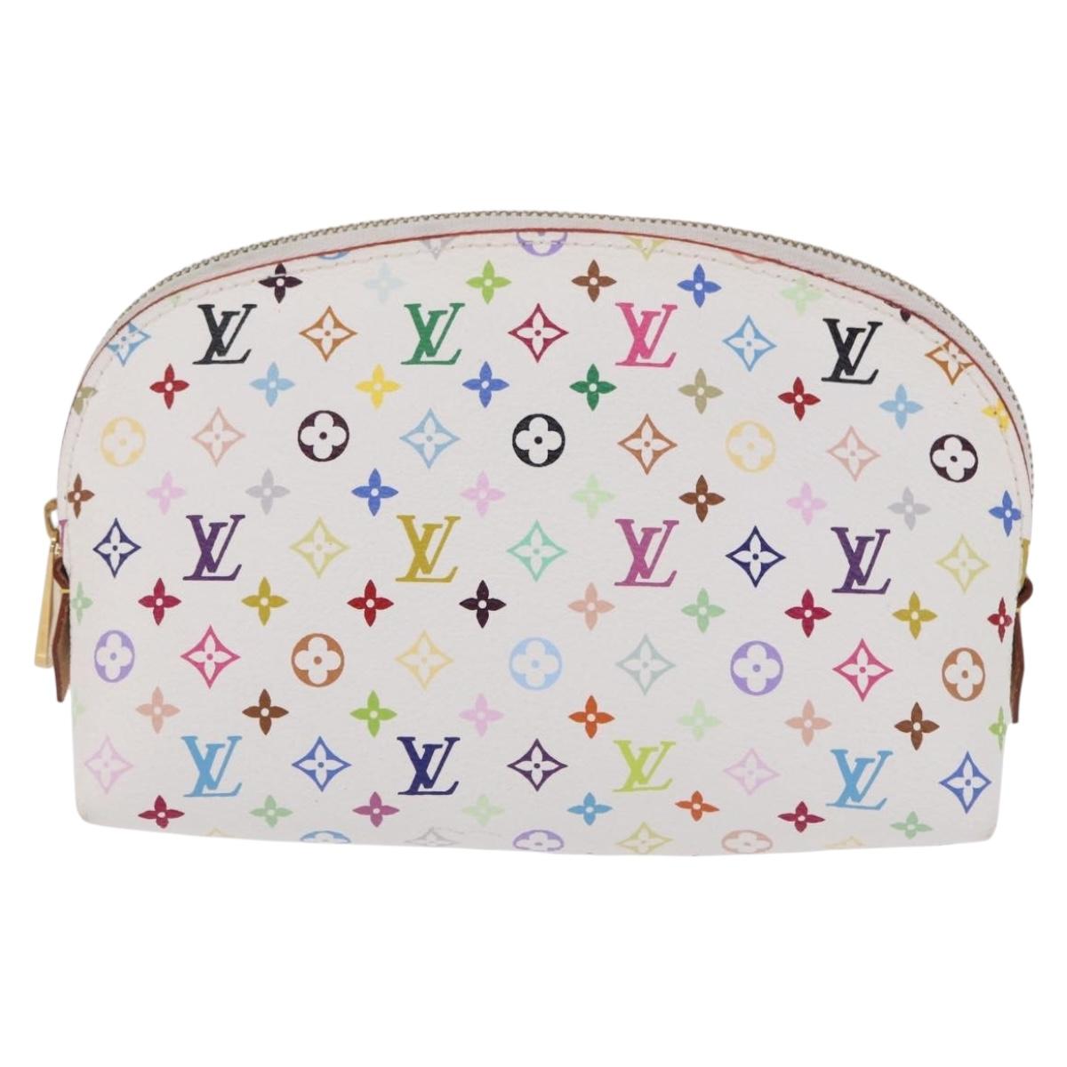 LOUIS VUITTON Monogram Multicolor Pochette Cosmetic Pouch M47354 LV Auth 204614V