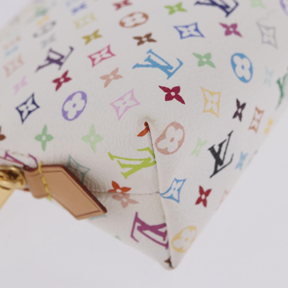 LOUIS VUITTON Monogram Multicolor Pochette Cosmetic Pouch M47354 LV Auth 204614V