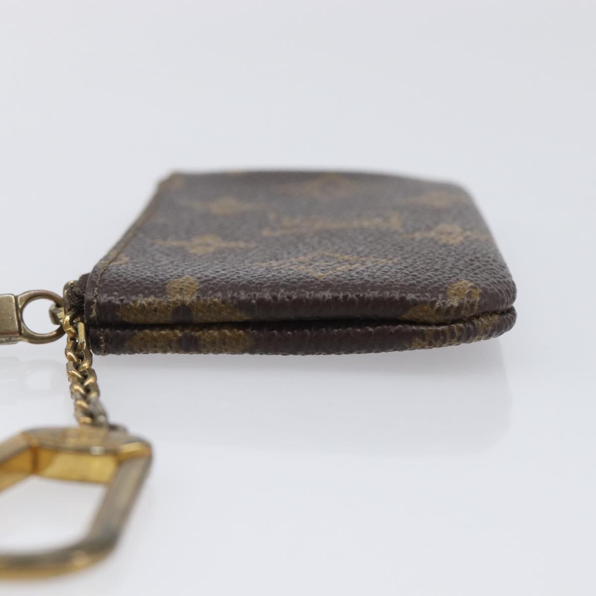 LOUIS VUITTON Monogram Pochette Cles Coin Purse M62650 LV Auth 204619