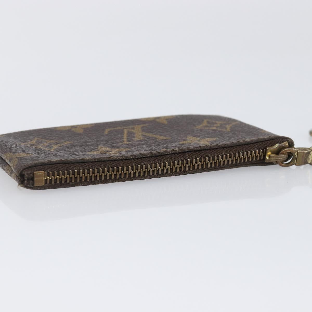 LOUIS VUITTON Monogram Pochette Cles Coin Purse M62650 LV Auth 204619