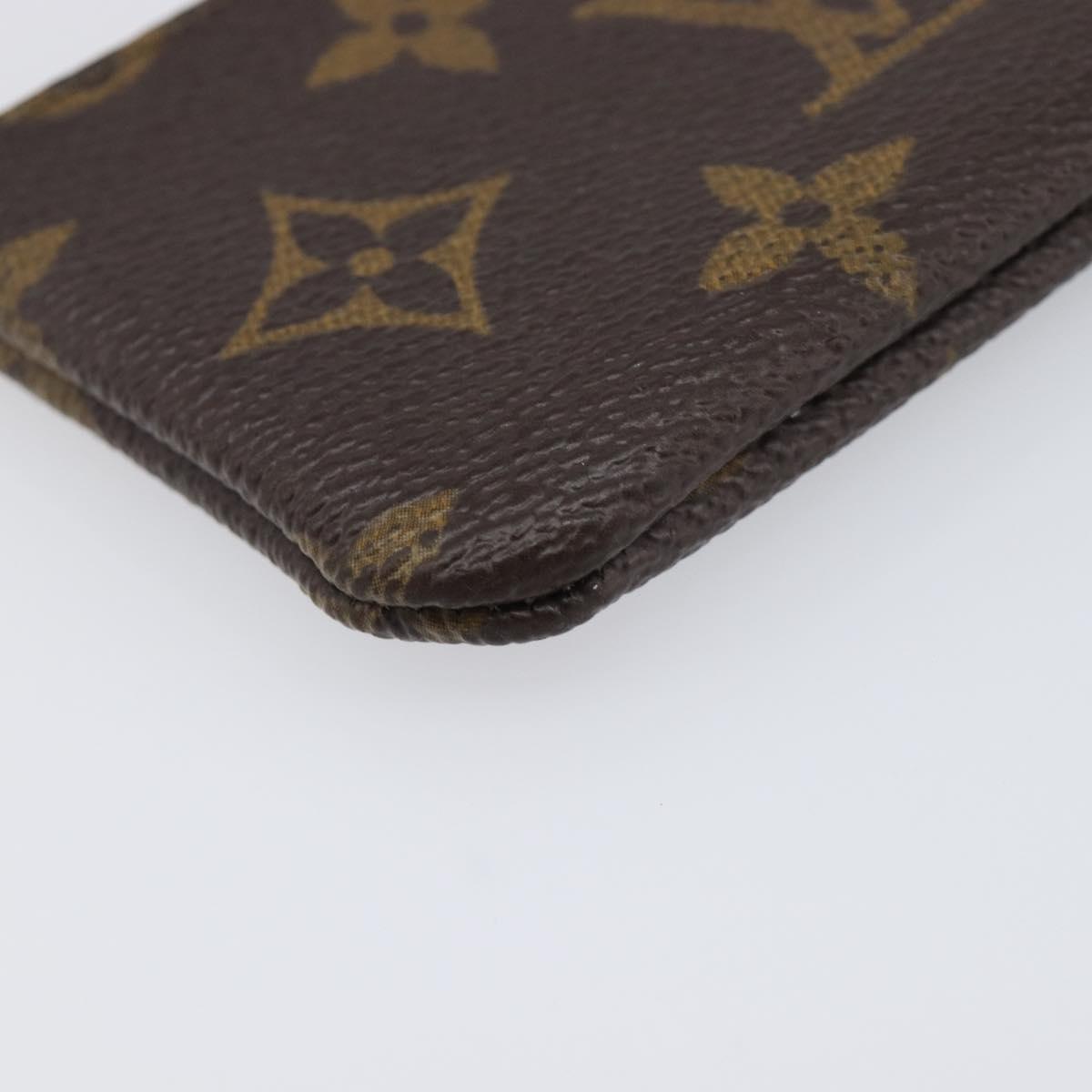 LOUIS VUITTON Monogram Pochette Cles Coin Purse M62650 LV Auth 204619