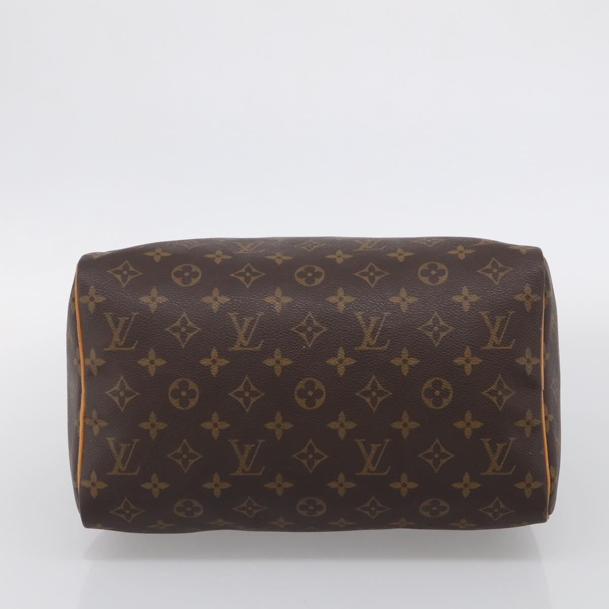 LOUIS VUITTON Monogram Speedy 30 Hand Bag M41526 LV Auth 204623V