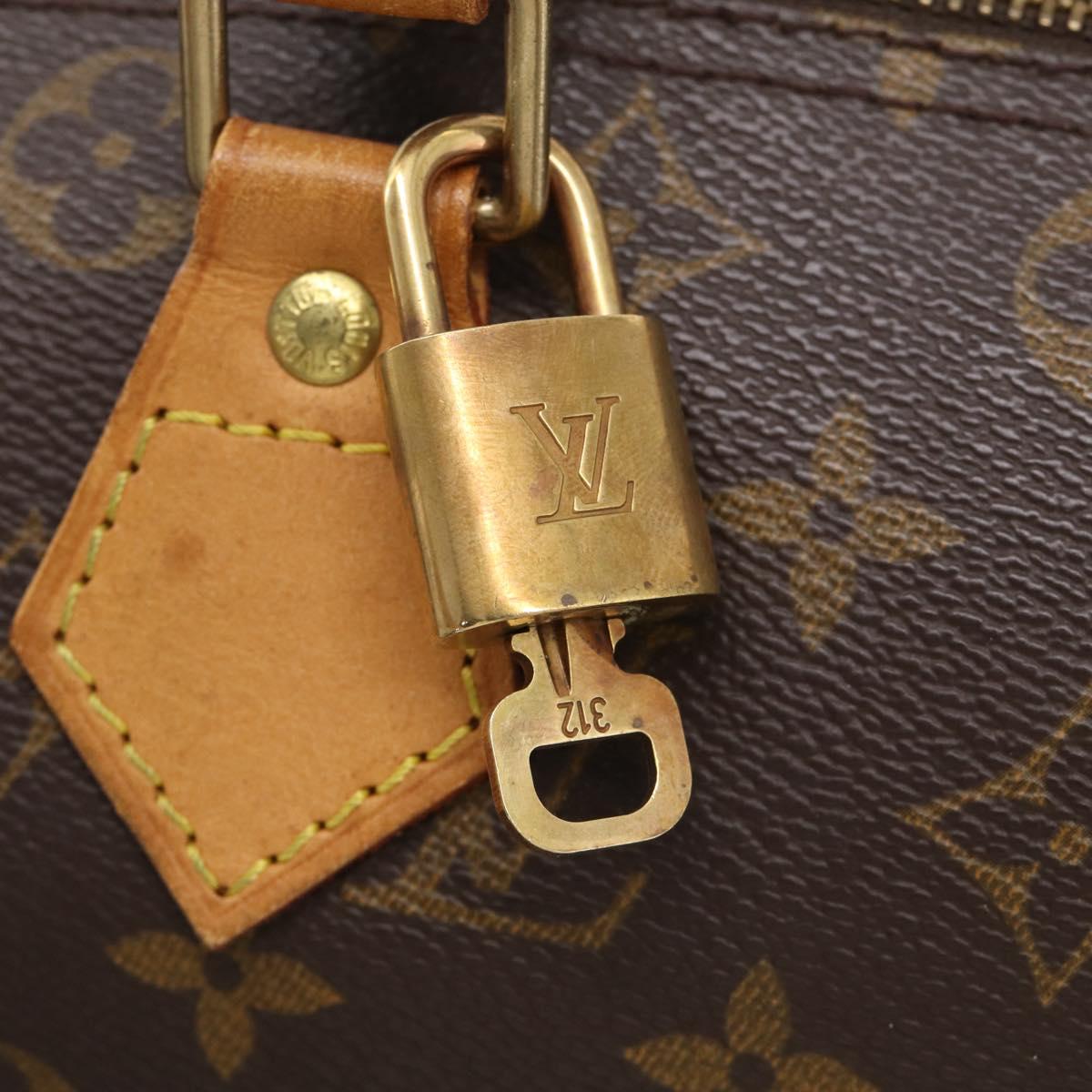 LOUIS VUITTON Monogram Speedy 30 Hand Bag M41526 LV Auth 204623V