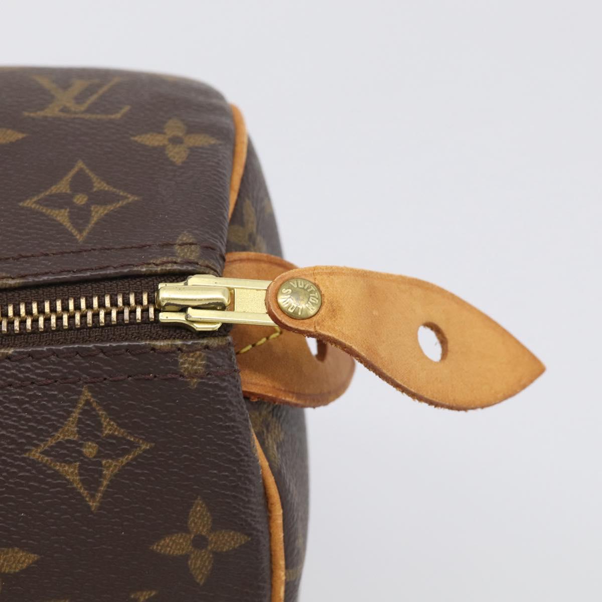 LOUIS VUITTON Monogram Speedy 30 Hand Bag M41526 LV Auth 204623V