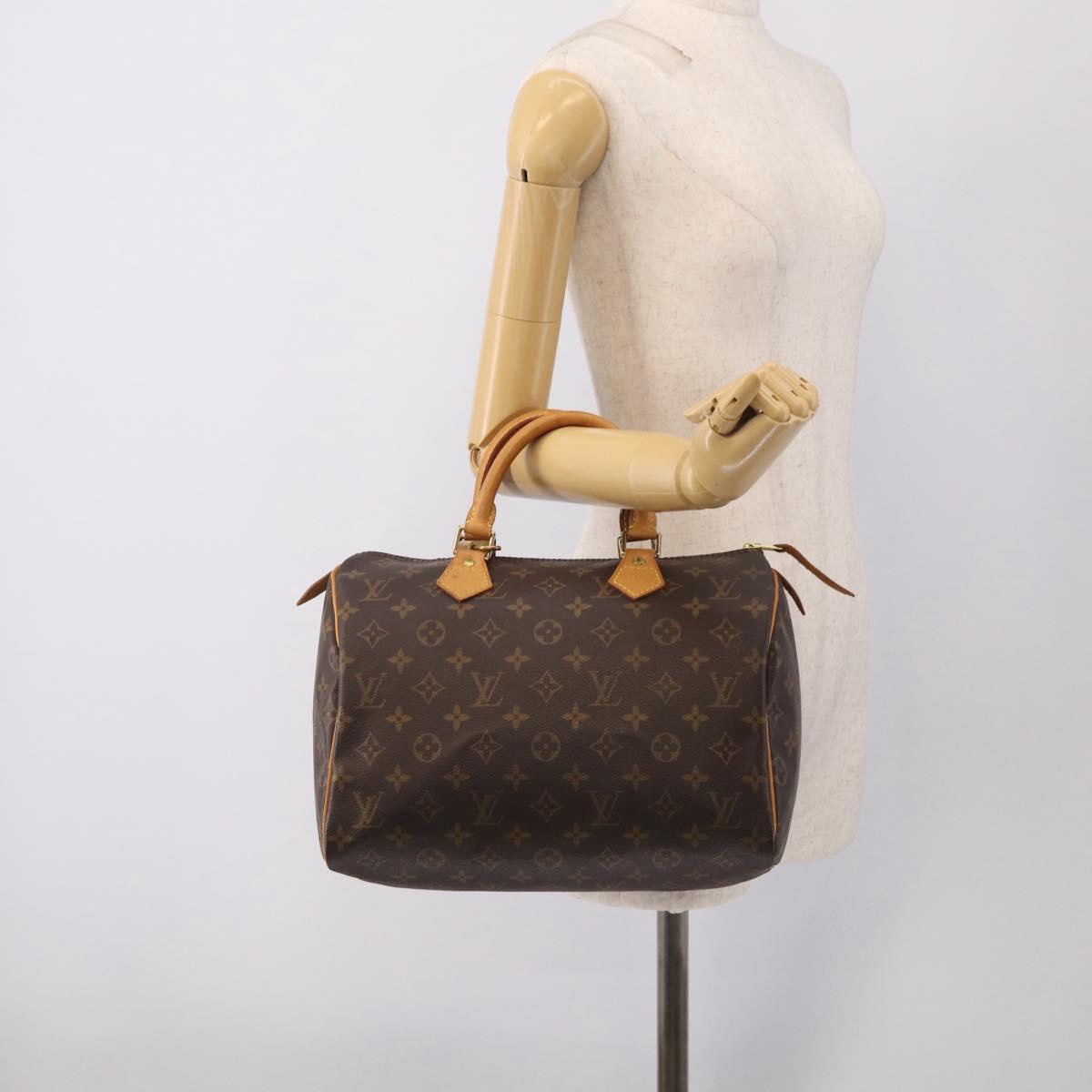 LOUIS VUITTON Monogram Speedy 30 Hand Bag M41526 LV Auth 204623V
