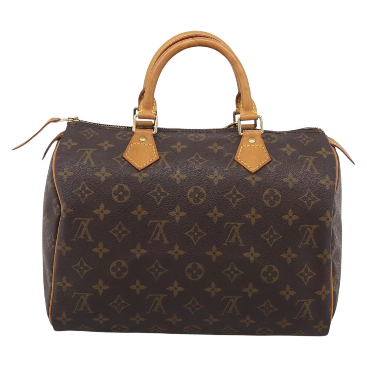 LOUIS VUITTON Monogram Speedy 30 Hand Bag M41526 LV Auth 204623V