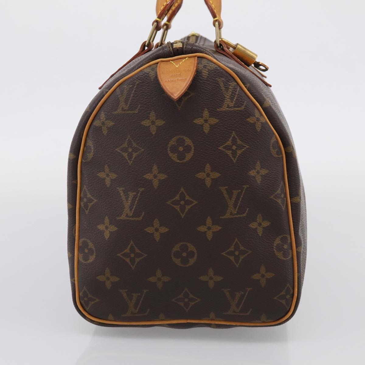 LOUIS VUITTON Monogram Speedy 30 Hand Bag M41526 LV Auth 204623V