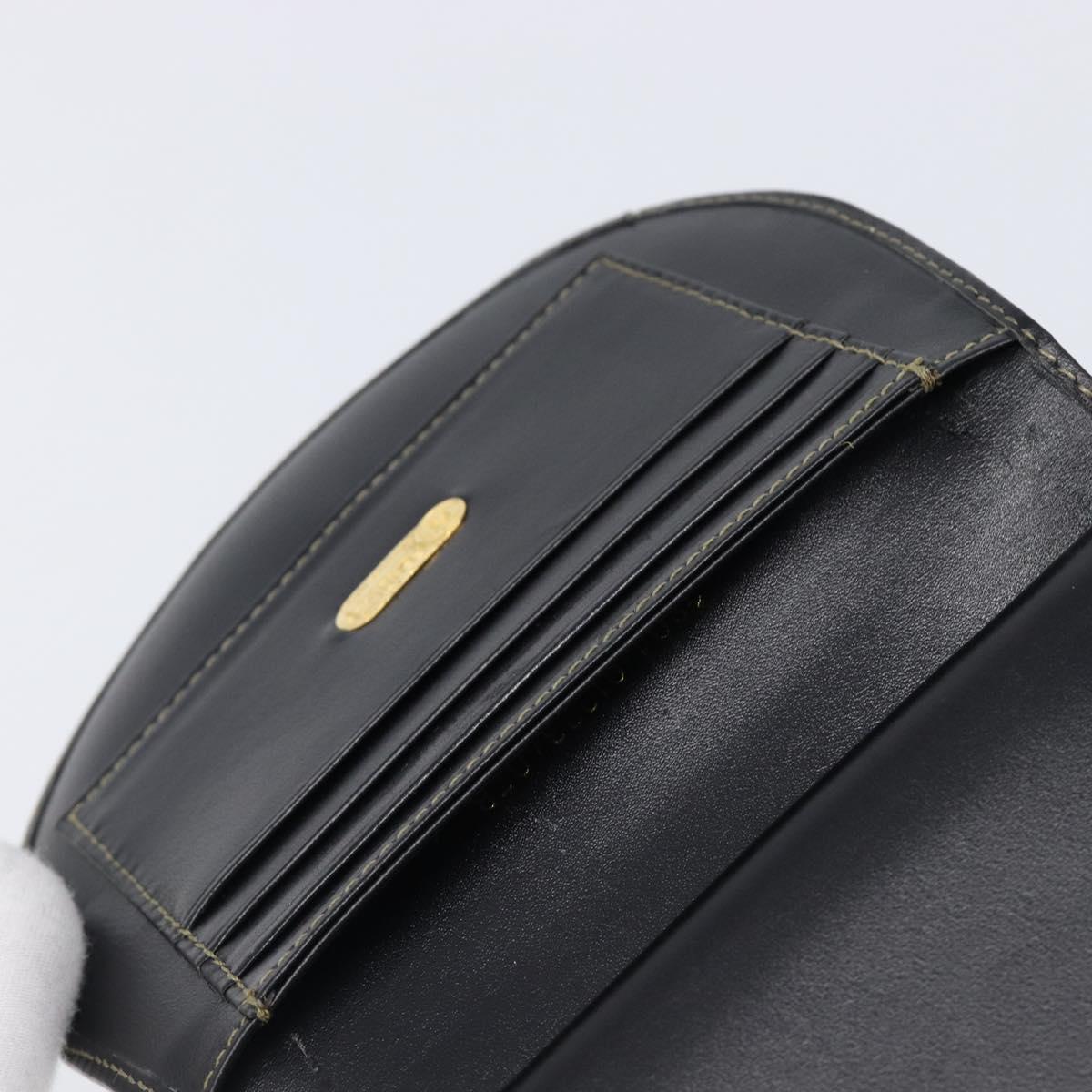 FENDI Pecan Compact Wallet PVC Leather Brown Auth 204634V