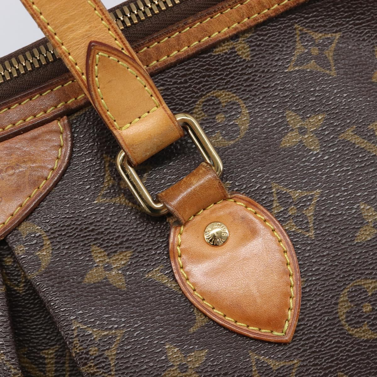 LOUIS VUITTON Monogram Palermo GM Tote Bag M40146 LV Auth 204660