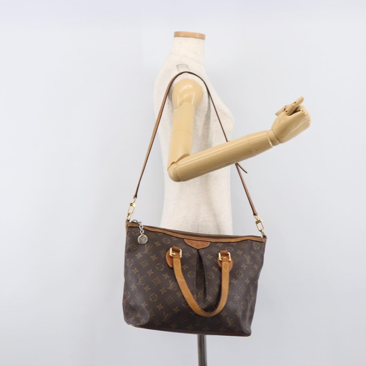 LOUIS VUITTON Monogram Palermo GM Tote Bag M40146 LV Auth 204660
