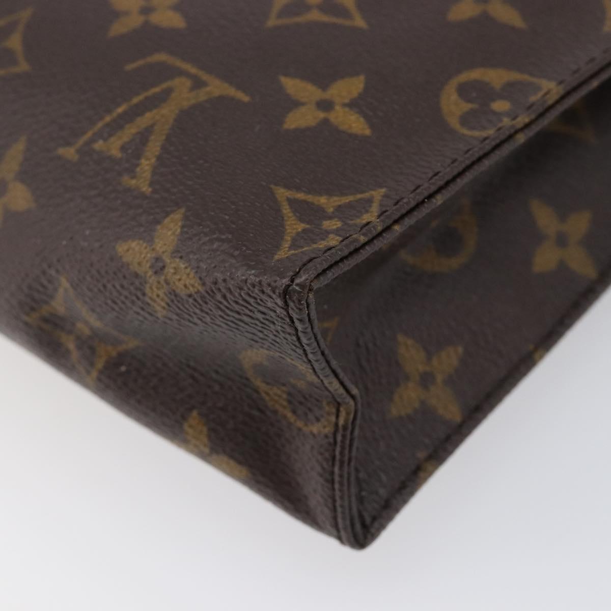 LOUIS VUITTON Monogram Poche Toilette 26 Pouch M47542 LV Auth 204665