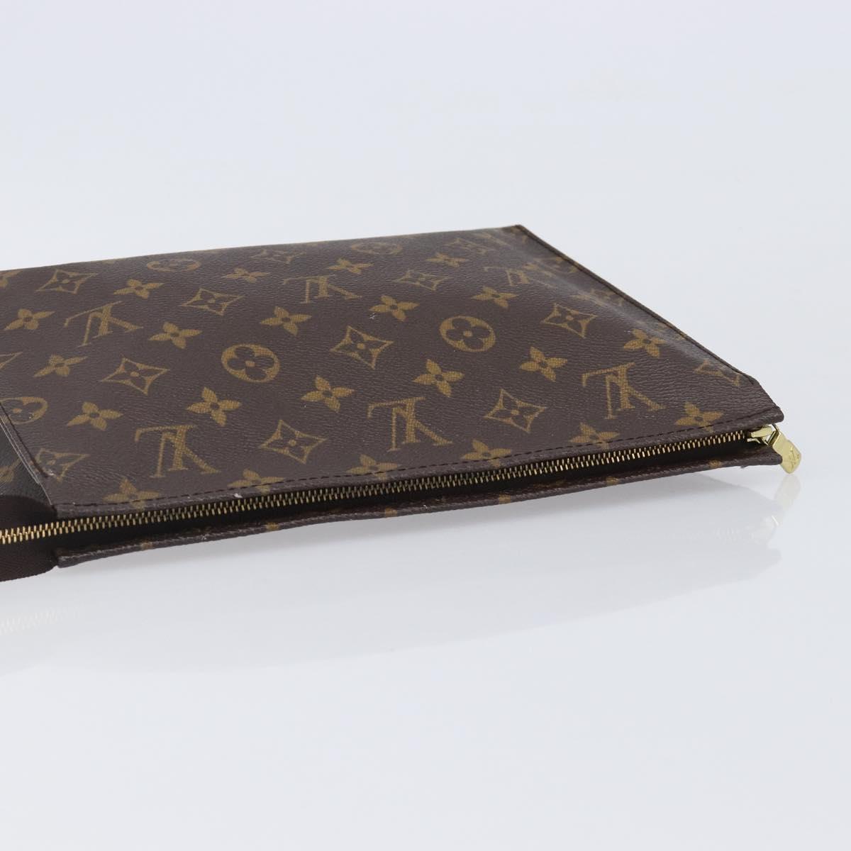 LOUIS VUITTON Monogram Poche Toilette 26 Pouch M47542 LV Auth 204665