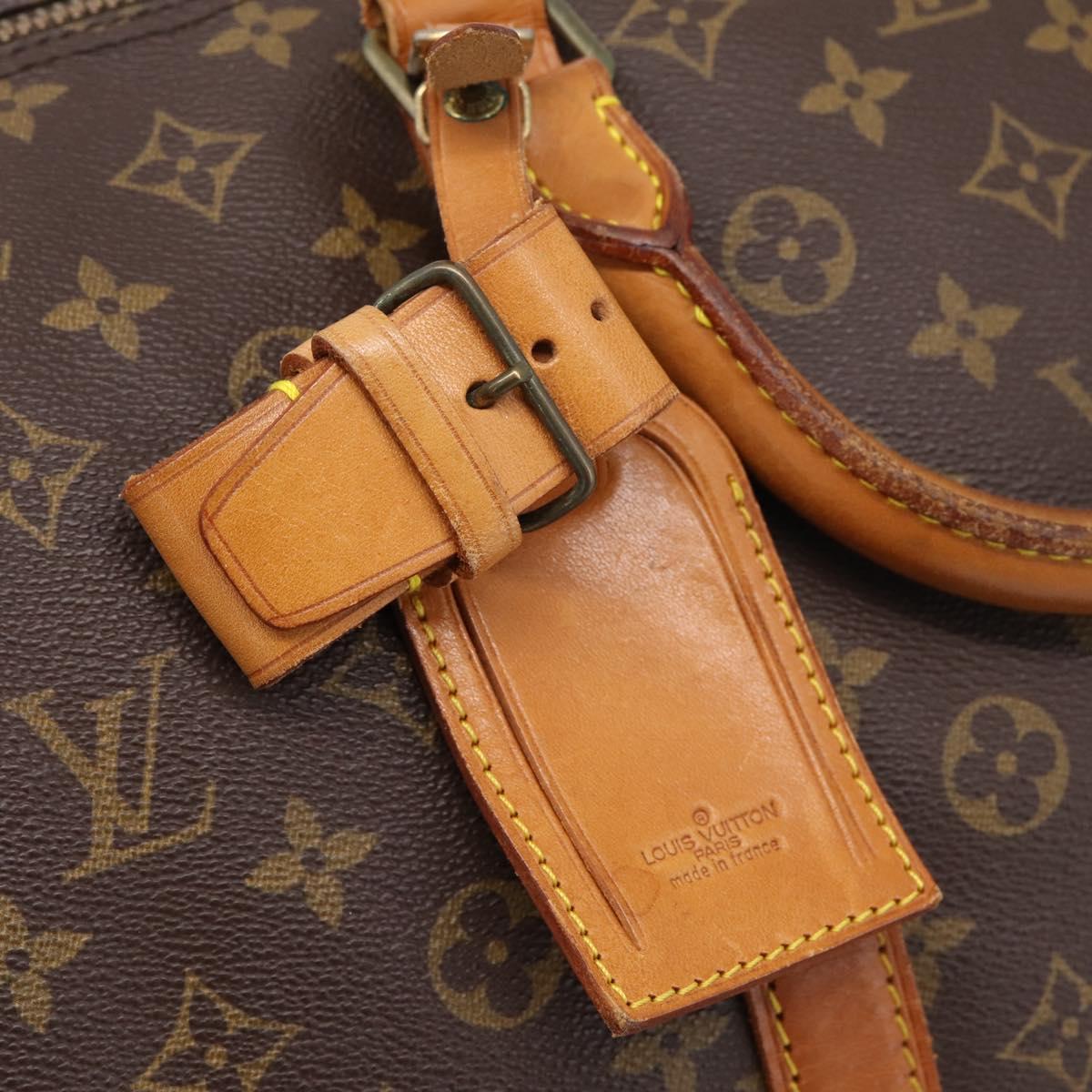 LOUIS VUITTON Monogram Keepall 60 Boston Bag M41422 LV Auth 204717A