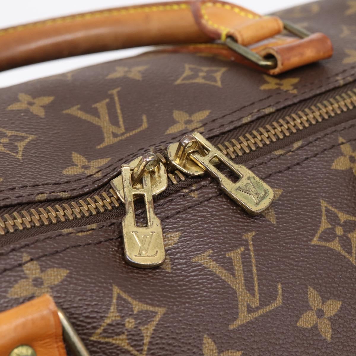 LOUIS VUITTON Monogram Keepall 60 Boston Bag M41422 LV Auth 204717A
