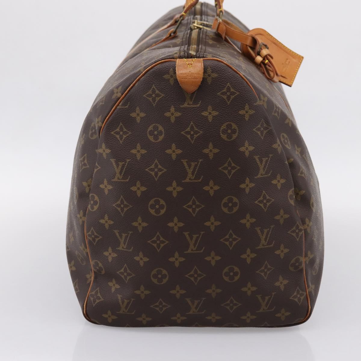 LOUIS VUITTON Monogram Keepall 60 Boston Bag M41422 LV Auth 204717A