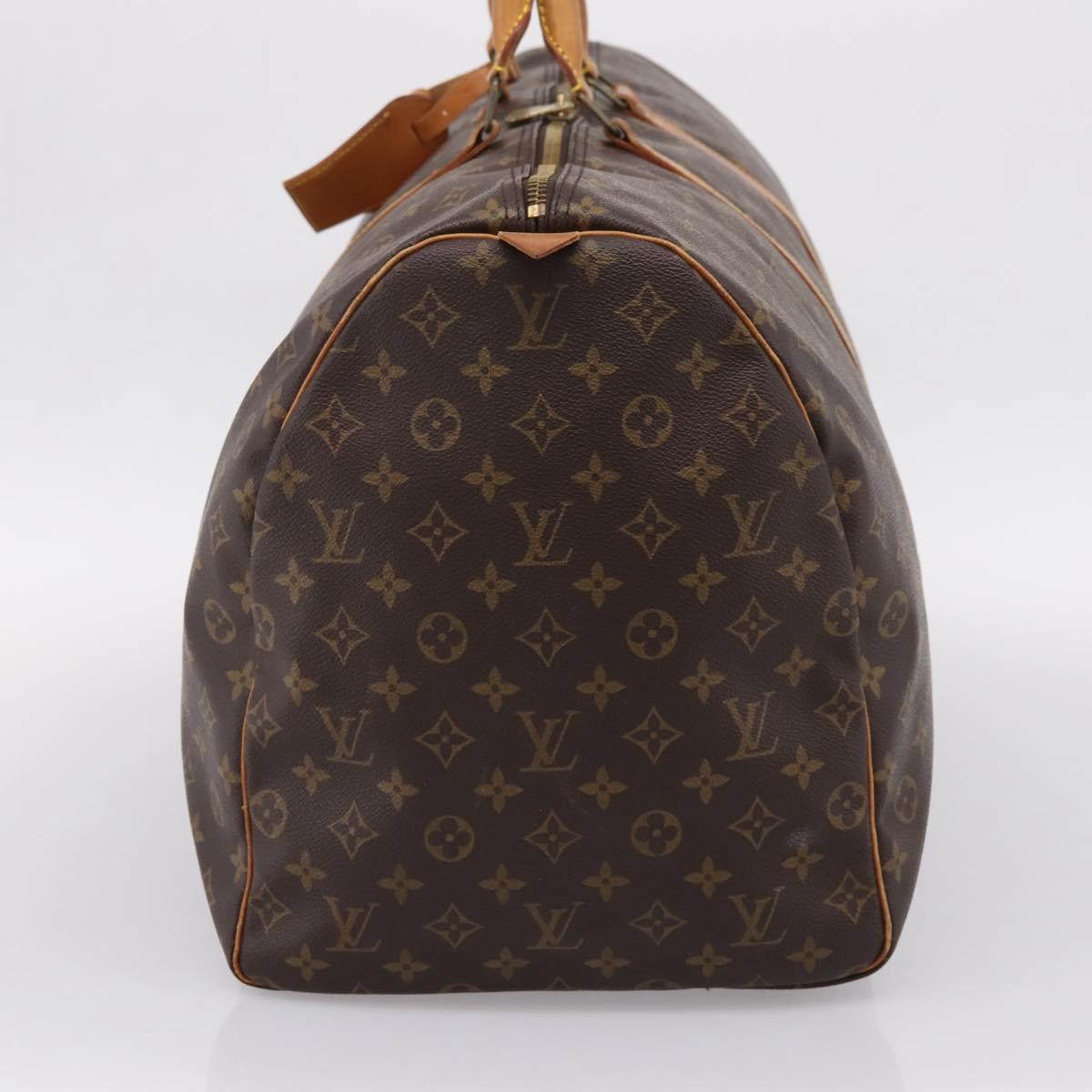 LOUIS VUITTON Monogram Keepall 60 Boston Bag M41422 LV Auth 204717A