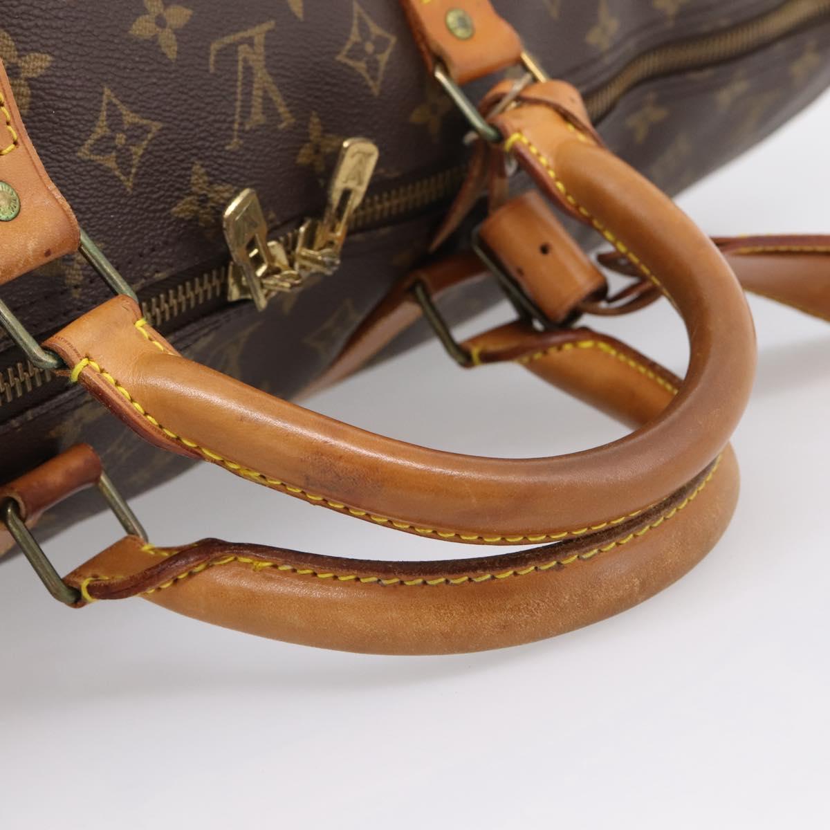 LOUIS VUITTON Monogram Keepall 60 Boston Bag M41422 LV Auth 204717A