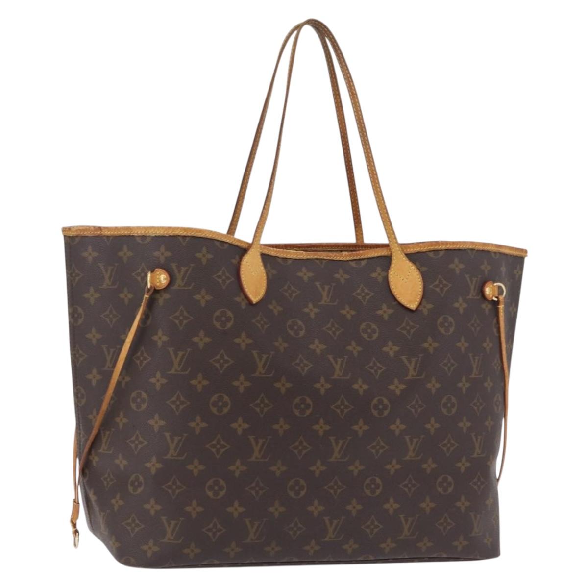 LOUIS VUITTON Monogram Neverfull GM Tote Bag M40157 LV Auth 204718