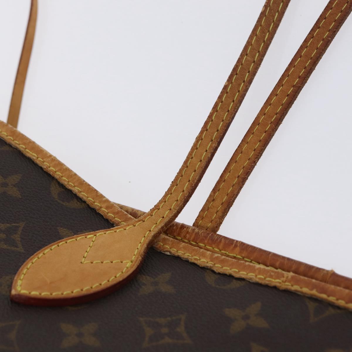 LOUIS VUITTON Monogram Neverfull GM Tote Bag M40157 LV Auth 204718