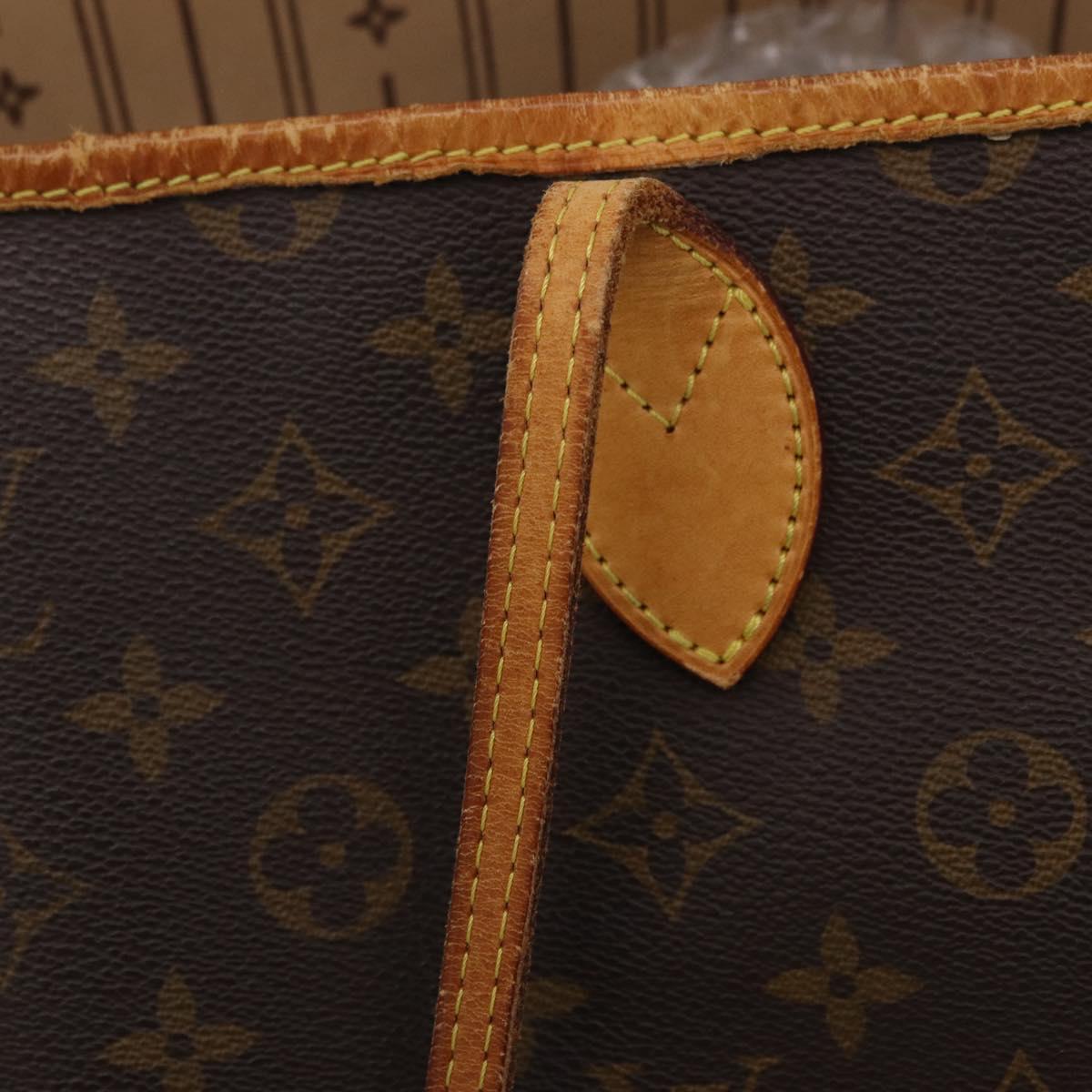 LOUIS VUITTON Monogram Neverfull GM Tote Bag M40157 LV Auth 204718