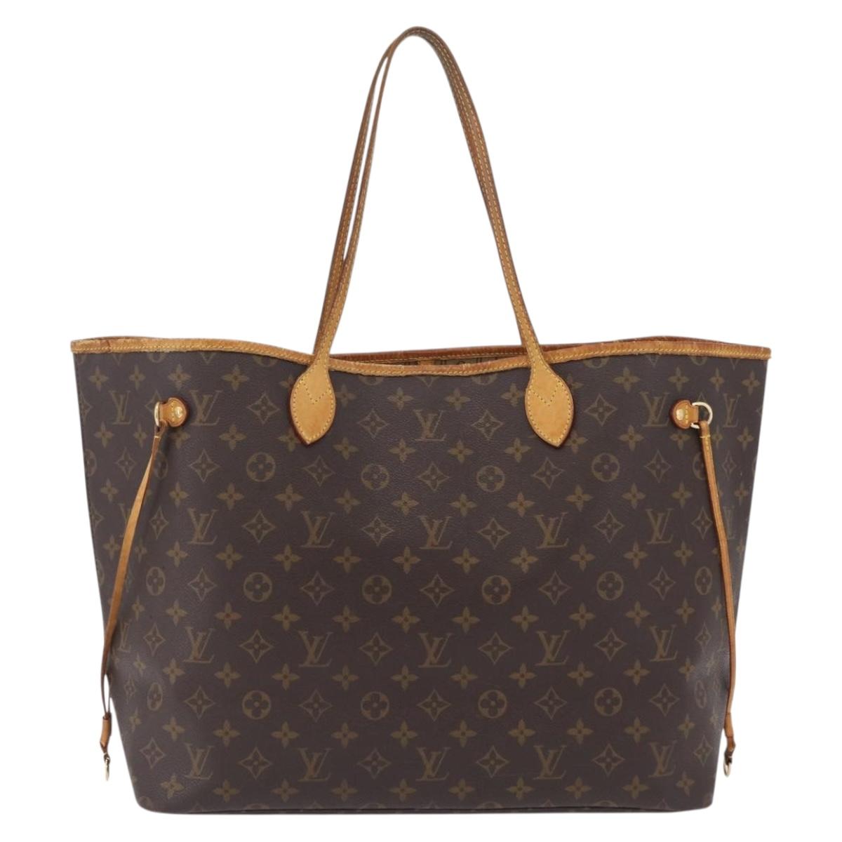 LOUIS VUITTON Monogram Neverfull GM Tote Bag M40157 LV Auth 204718