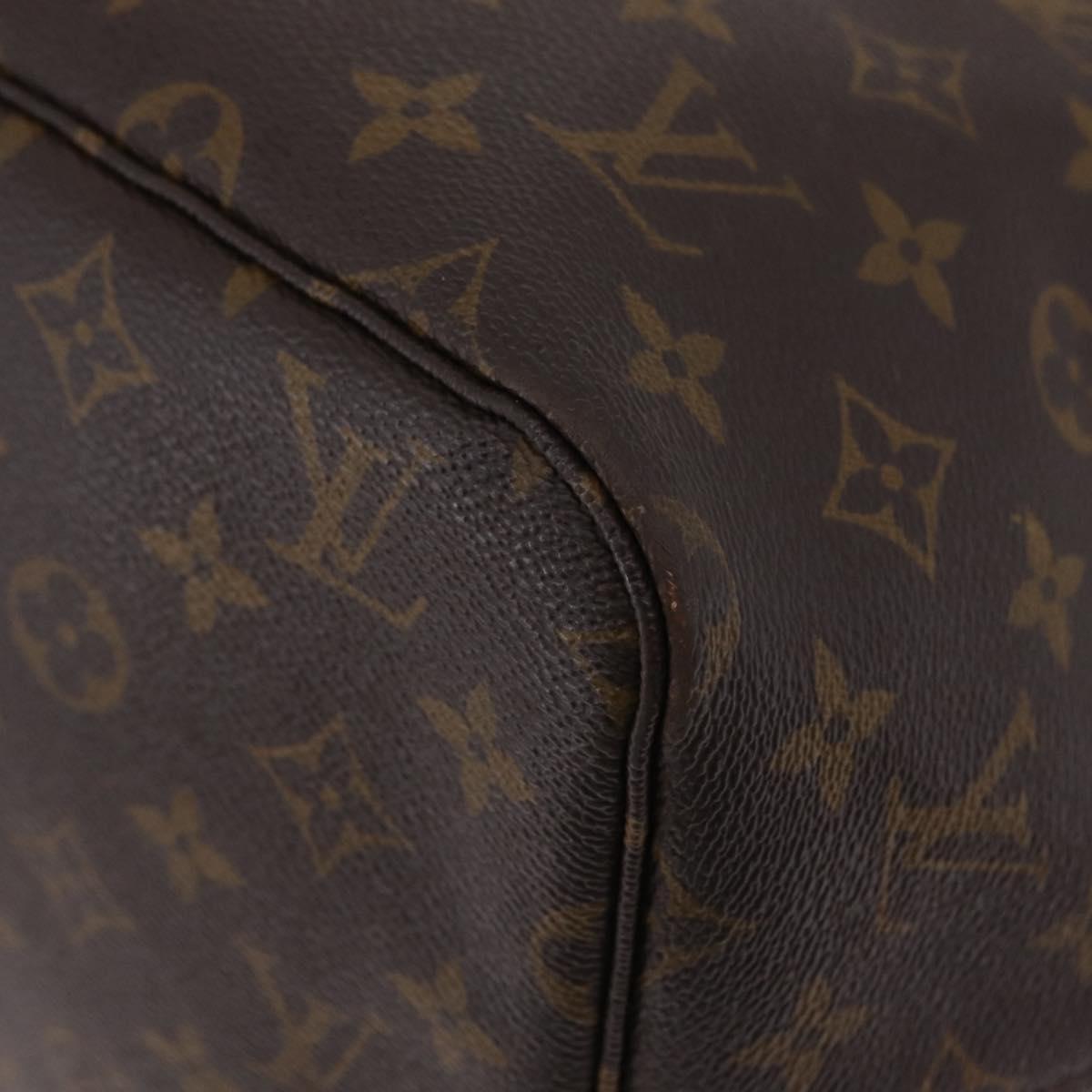 LOUIS VUITTON Monogram Neverfull GM Tote Bag M40157 LV Auth 204718