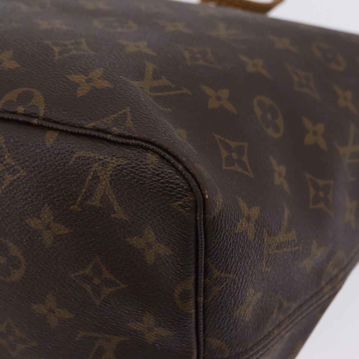LOUIS VUITTON Monogram Neverfull GM Tote Bag M40157 LV Auth 204718