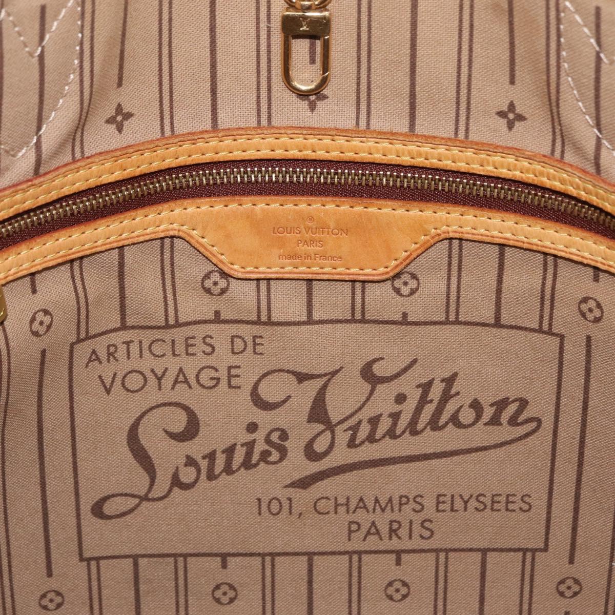 LOUIS VUITTON Monogram Neverfull GM Tote Bag M40157 LV Auth 204718