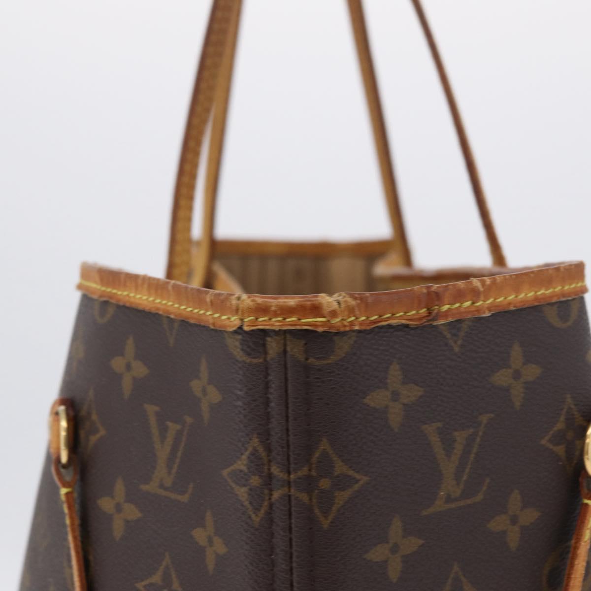 LOUIS VUITTON Monogram Neverfull GM Tote Bag M40157 LV Auth 204718